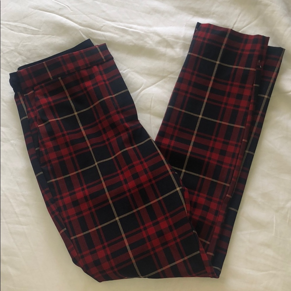 Zara Plaid pants S